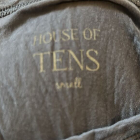 House of Tens Blue ‘Karma Will Find Its Way Babe’ Racerback Tank Top - Size S - Picture 7 of 8